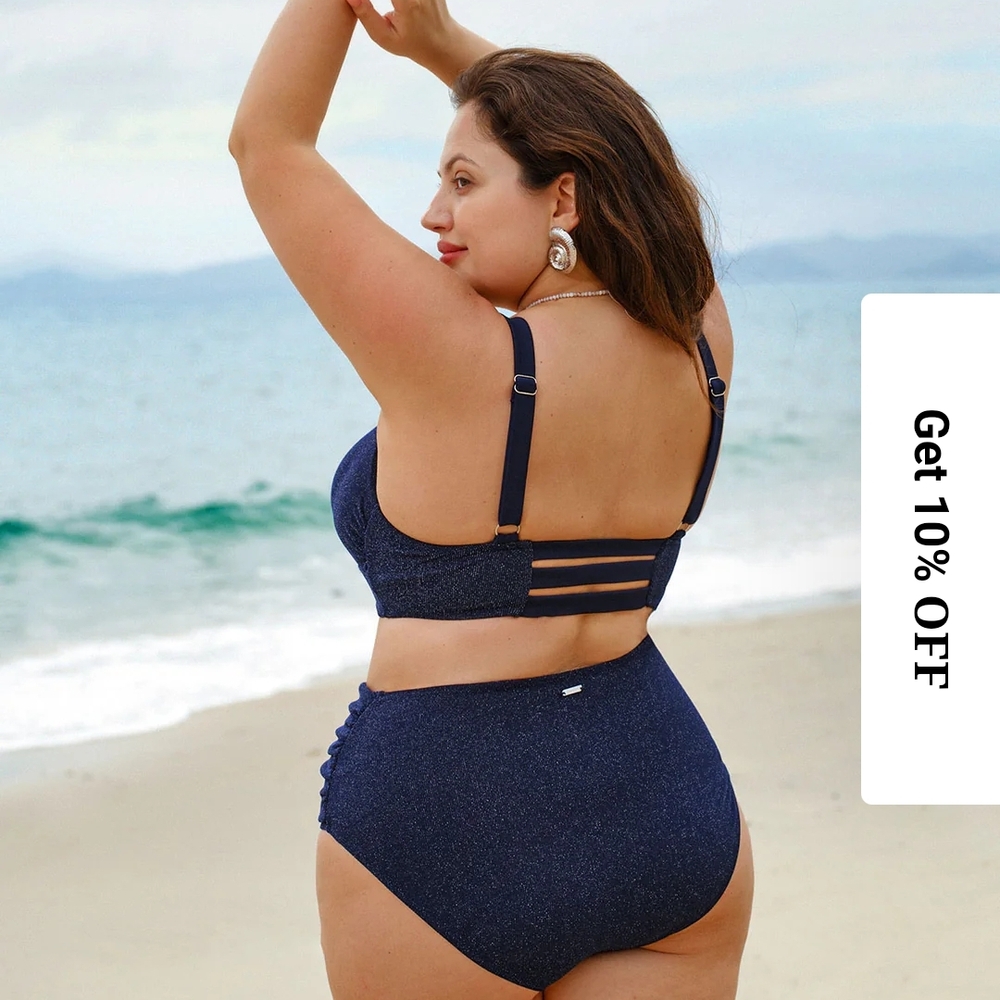 Navy Blue Women's Swimwear